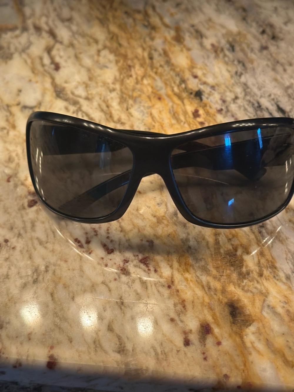 Von Zipper Black Wrap Sunglasses